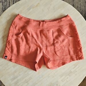 oiselle Coral Quilted Knit Athletic Shorts